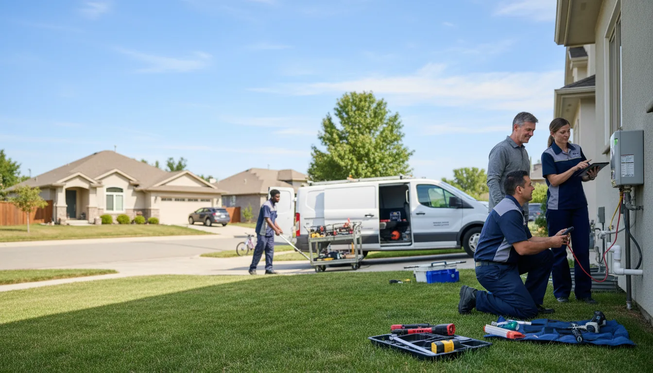 Tankless water heater service in Weston, NE